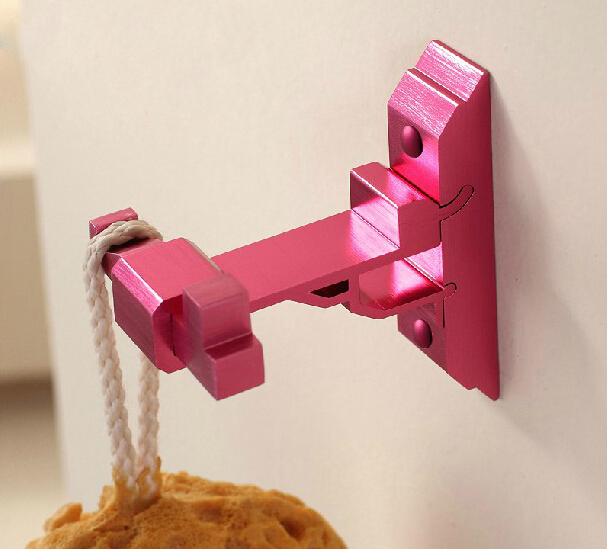 aluminium coat hook for the bathroom colorful pink wall hook black vintage hook for kitchen - Click Image to Close
