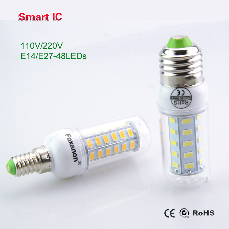 7w 12w 15w 20w 25w led e27 light 220v 110v samsung 5730 smart ic chip led e14 led corn bulb lampada led lamp for home lighting