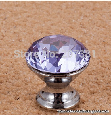 modern crystal cupboard drawer diamond shape wardrobe door pull handle knob fwq"