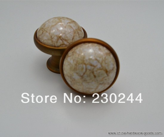 ceramic crack cupboard door knobs and drawer pulls furniture handle - Click Image to Close