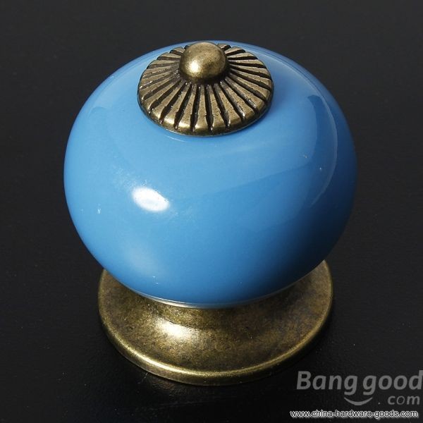 antizen ceramic zinc alloy door cabinet knob 5 colors - Click Image to Close