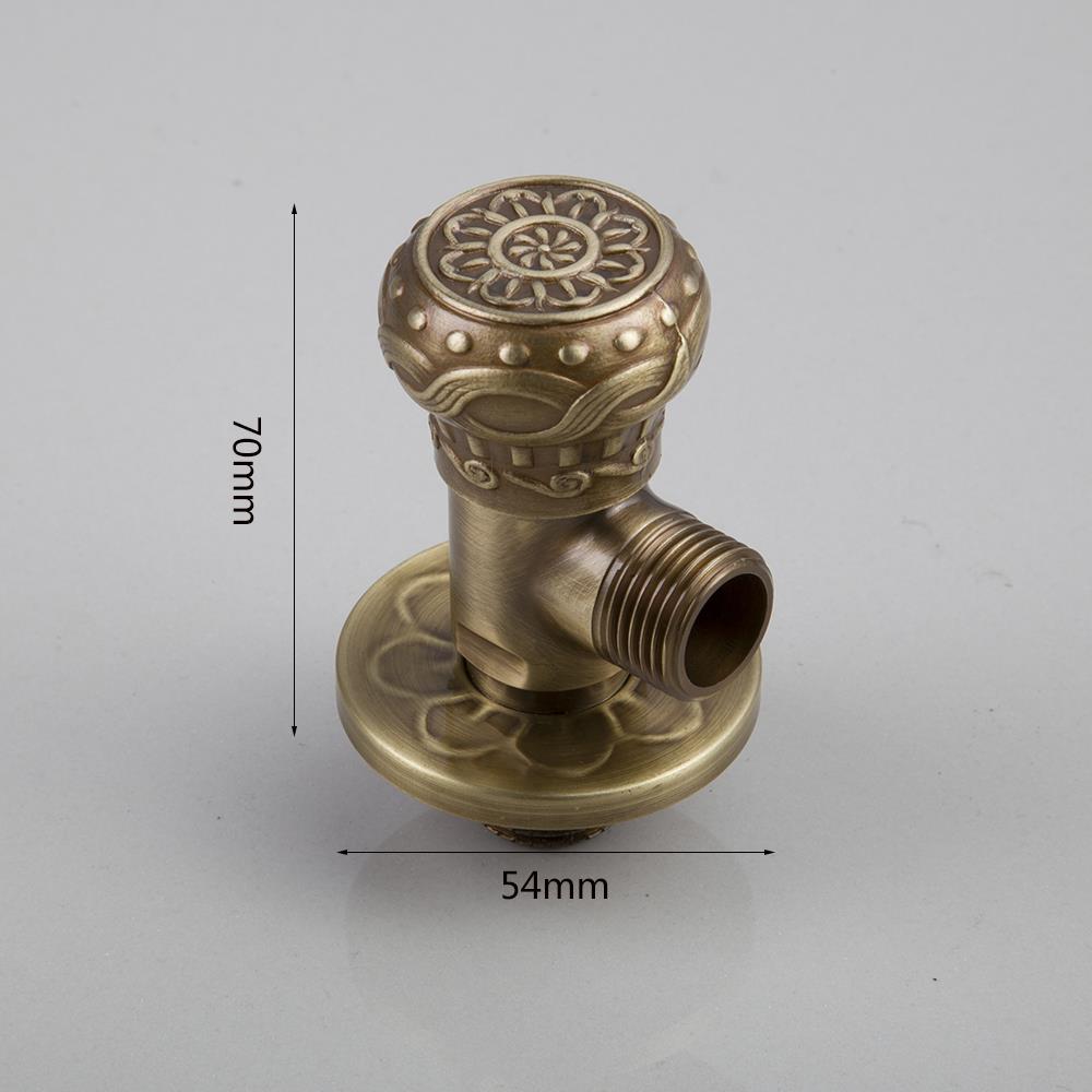 e_pak hlello solid brass kitchen/bathroom accessories angle valve 5671a/4 for toilet / sink / basin / water heater angle valves