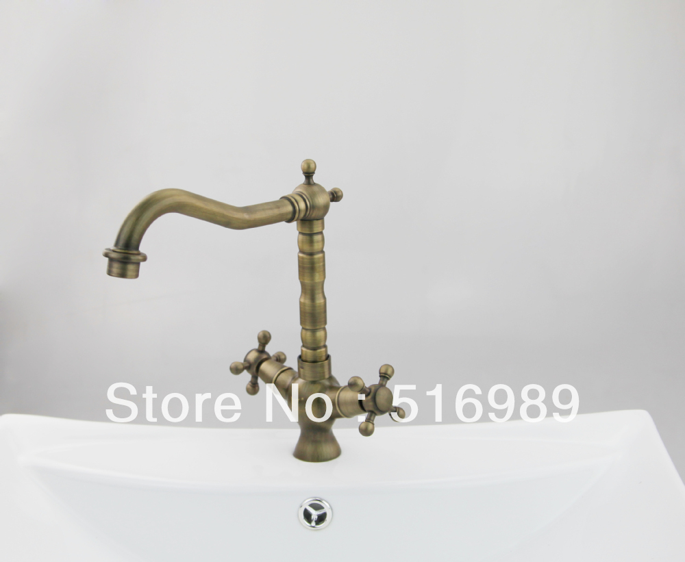 steadily high antique brass kitchen sink bathroom basin sink mixer tap brass faucet ls 0014