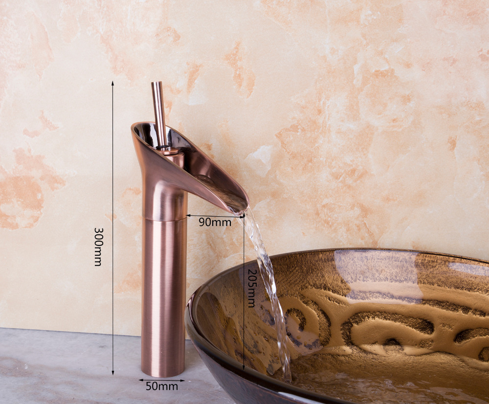 96104-3 luxury construction & real estate bathroom basin sink vessel single lever brass mixer tap faucet
