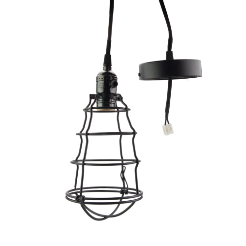 art deco vintage industrial antique metal cage pendant light factory wire steel lampshade 220v e27 lamp holder - Click Image to Close
