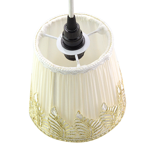 modern fabric lamp shades covers lace pendant light lampshades e14 ac 220v for wedding decoration