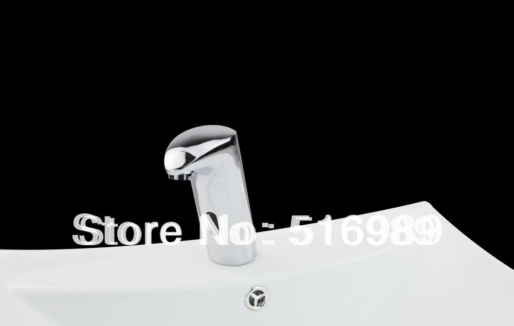 automatic sensor basin faucets sense touch tap for bathroom kitchen sink 220v ac or 6v battery power auto-sensor faucet sf-01 - Click Image to Close