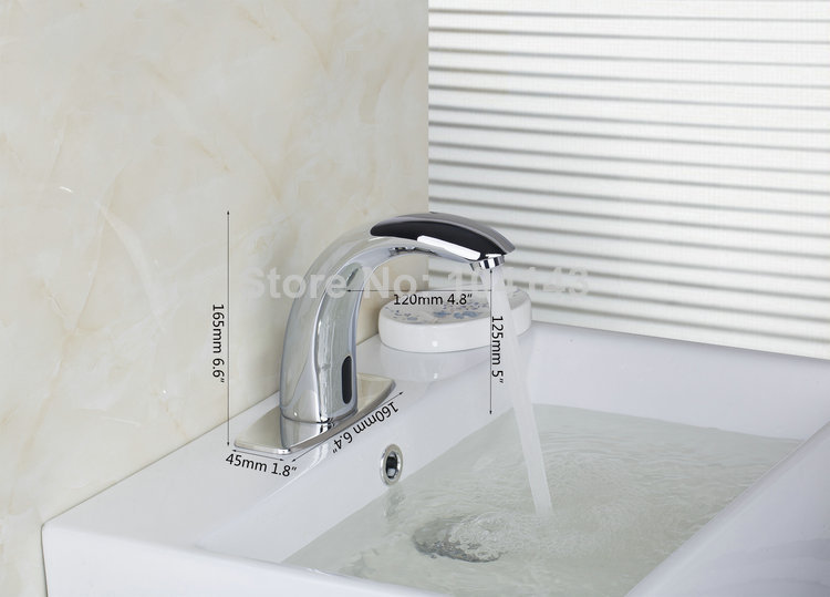 l89004-x single hole cold water automatic sensor tap excellent bathroom basin sink tap faucet
