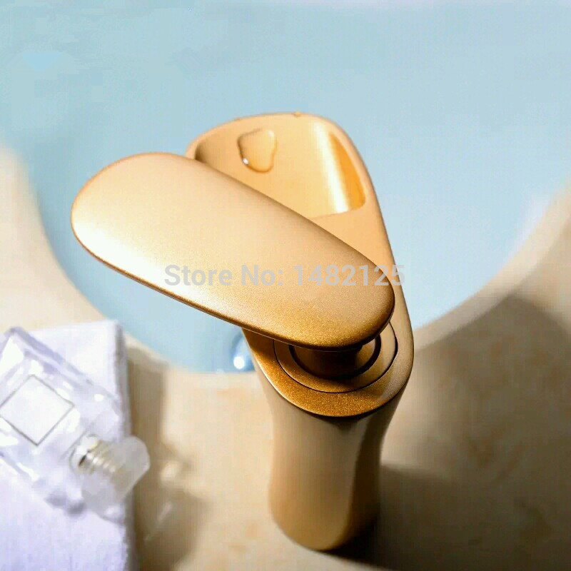 lovely shape brass 2014 new arrival waterfall faucet