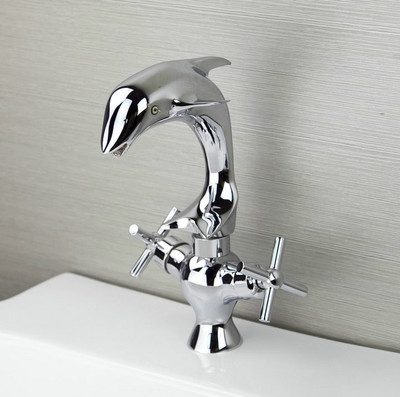 2 handle shine chrome bathroom basin sink faucet mixer tap vanity faucet l-585