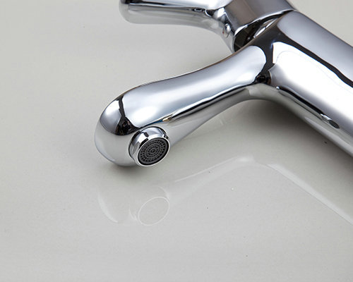 9903 modern soild brass quality single hole deck mounted chrome bathroom basin mixer sink tap faucets