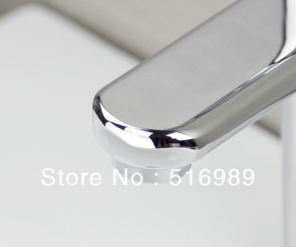 bathroom single handle chrome bathroom waterfall sink faucet one hole basin mixer tap 047 fcvewfsam9 - Click Image to Close