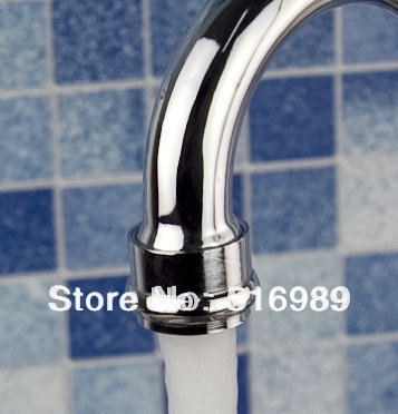 beautiful swivel chrome faucet kitchen vessel mixer sink tap 4 2 sinks bree1203 - Click Image to Close