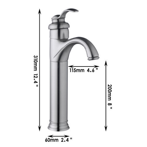 contemporary brushed nickel basin torneira waterfall bathroom 97093 single handle deck mounted sink tap mixer faucet
