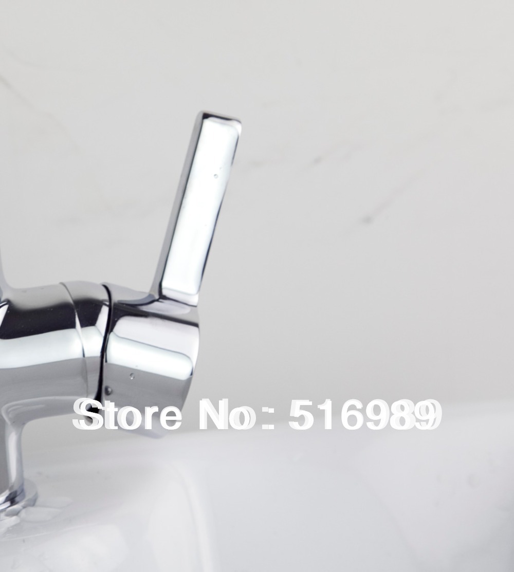 deck mount /cold water solid brass spray faucet chrome single handle kitchen sink mixer tap tree752