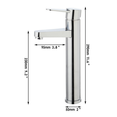 elegant polished chrome bathroom basin faucet single handle single hole 8364g deck mounted sink vessel vanity tap mixer faucet