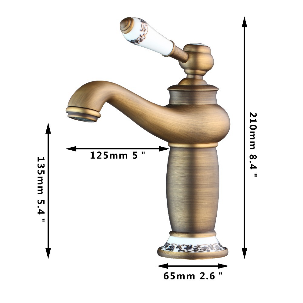 hello classic design antique brass faucet torneira do banheiro 97149/0 bathroom basin sink mixer tap use for wash basin