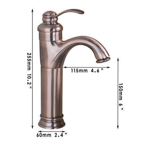 hello /cold new basin bathroom antique brass deck mounted 8441 vessel vanity single handle sink torneira tap mixer faucet