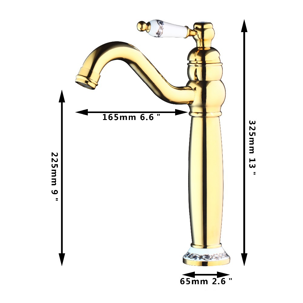 hello polished golden bathroom faucet kitchen basin sink swivel mixer tap 97155/0 banheiro / torneira da cozinha solid brass