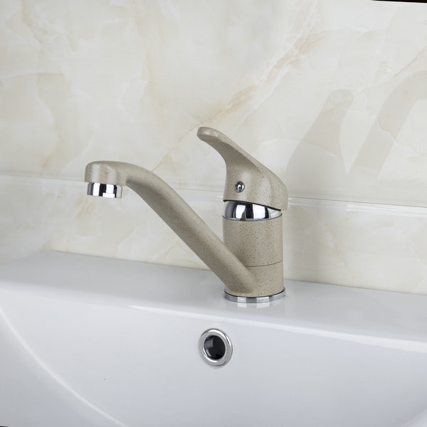 long spout cream-coloured solid brass faucets,mixer tap newly swivel and cold mixer tap painting bathroom faucet ds-92426