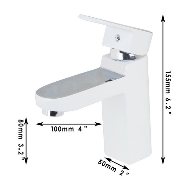 white painting new design bathroom sinks faucet deck mounted mixer basin tap solid brass bathroom sink faucet 97059