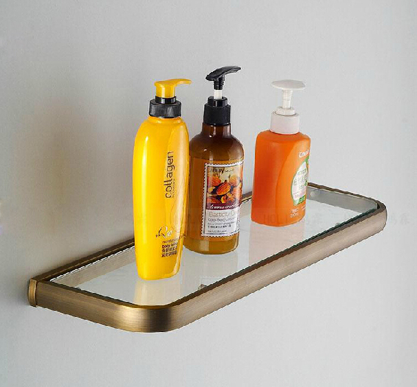 antique glass shelf bathroom hardware bath shower glass shelves in the bathroom accessories