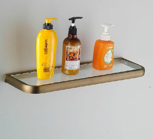 antique glass shelf bathroom hardware bath shower glass shelves in the bathroom accessories - Click Image to Close