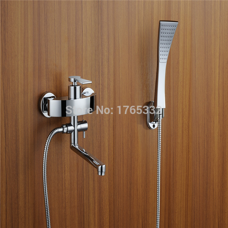 bathroom bathtub shower mixer tap set bathtub faucet brass shower mixer lavabo ducha chuveiro torneira plumbing sanitary - Click Image to Close