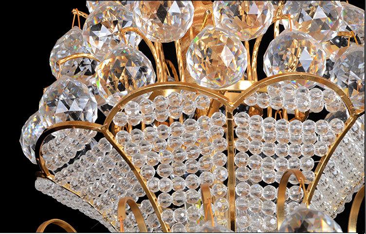 modern chrome crystal chandelier light modern silver crystal chandelier light lighting width 50cm guaranteed