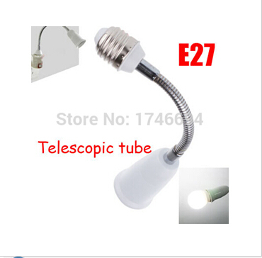 telescopic tube lamp holder e27 600mm retardant flexible lamp holder e27 holder adapter conversion adapter 85-265v zm00962