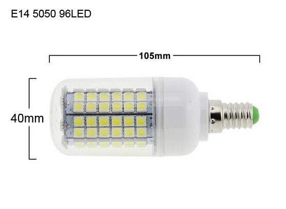 1pcs/lot led lamps smd5050 20w e14 e27 b22 220-240v crystal light corn bulbs energy saving lights zm01109