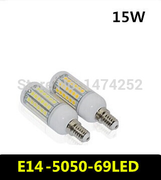 best sellers 2015 new led lamps e14 5050 69leds 15w high brightness & quality 5050smd corn led bulbs ac 220v led zm00143