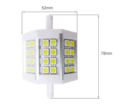 dimmable r7s 10w 5050 chip corn lights led lamps ac85-265v energy saving replace halogen zm01025