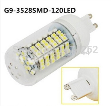energy saving lights new ultrabright g9 120 led 3528 smd10w corn light lamp bulb warm white/white 220v zm00219
