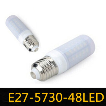led energy saving candle light corn bulb 5730 lamp beads 48led e27 7w high brightness band fog cover zm00734/zm00735