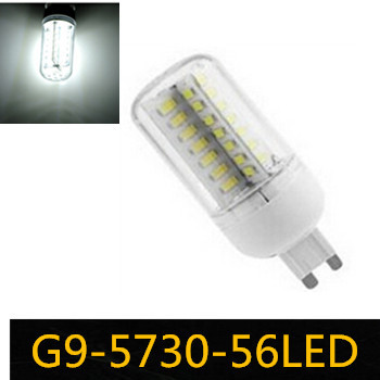 led g9 56led lamp corn light bulb white warm white 15w 5730 smd high power led lighting ultra bright zm00722/zm00723