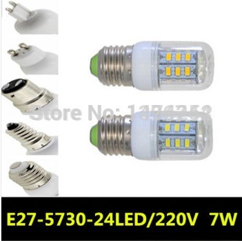 led light led lamp corn bulbs e27 5730 24leds 5730 smd 7w 11w 12w 15w energy efficient e27 led lighting ac220v zm00235