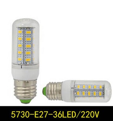 selling waterproof smd 5730 e27 11w led corn bulb lamp, e27 36led 5730 warm white /white,5730 smd led lights zm00237/zm00238