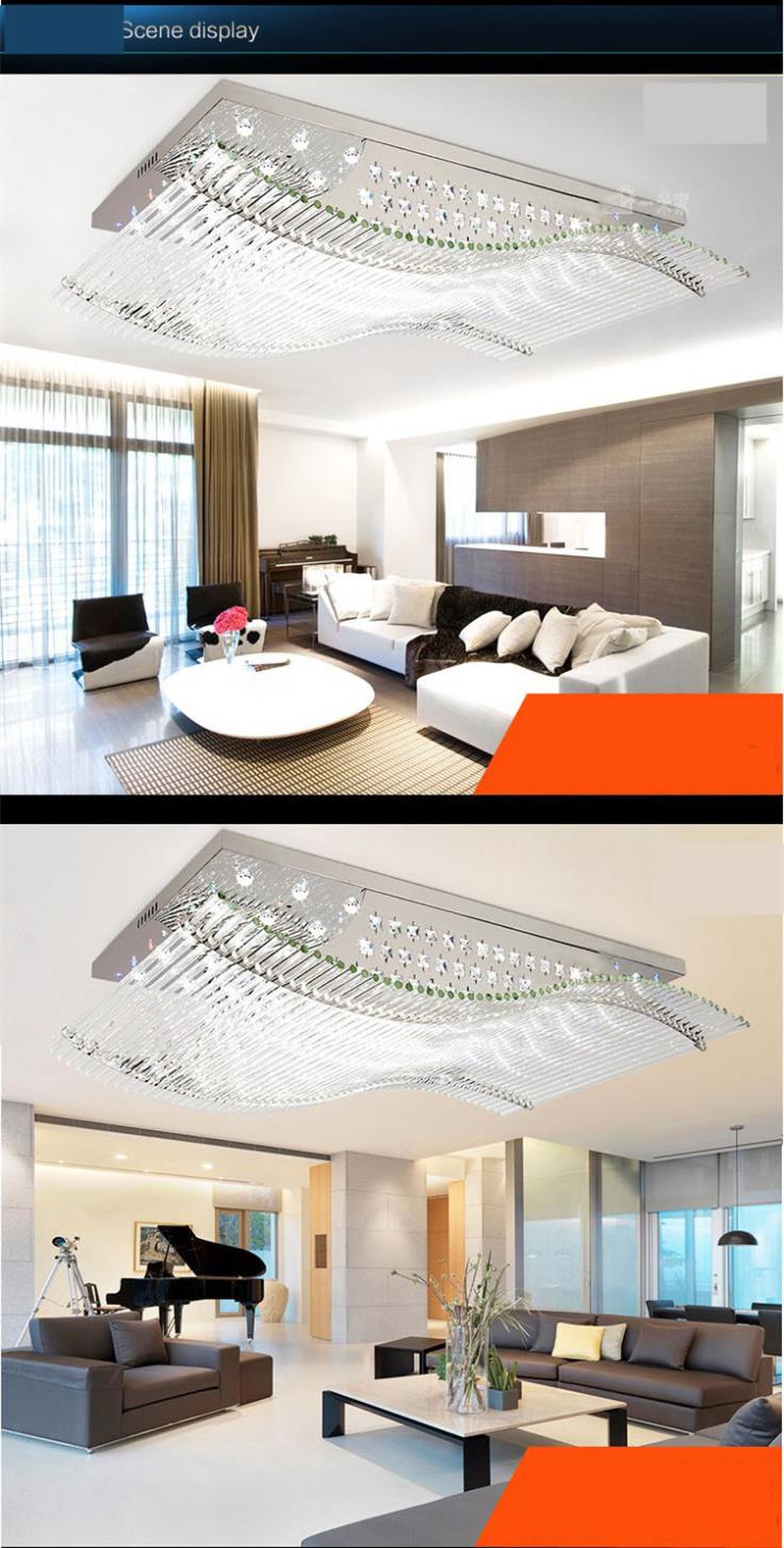 4 color conversion 2014 fashion crystal ceiling chandelier led chandelier modern living dining el room