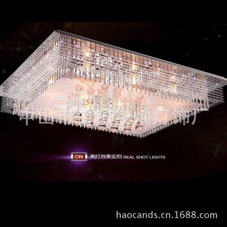led crystal light square ceiling living room lights air living room crystal lamps whole lamparas de techo