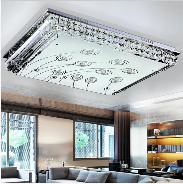 modern k9 crystal lamp leaves aluminium glass balls shade led ceiling light crystal led light living room lights