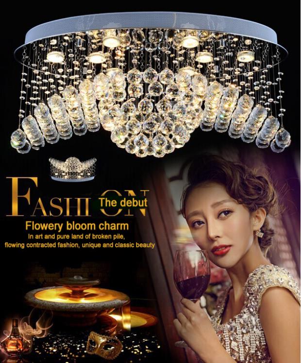 best sell modern oval design crystal chandelier luminaria decoration home lighting lustre crystal lamps - Click Image to Close
