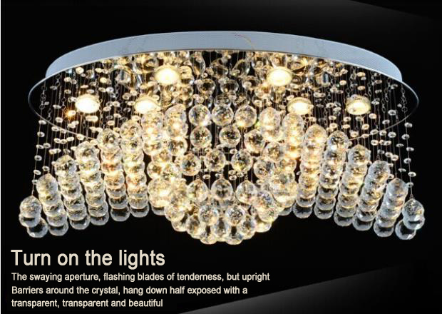 best sell modern oval design crystal chandelier luminaria decoration home lighting lustre crystal lamps