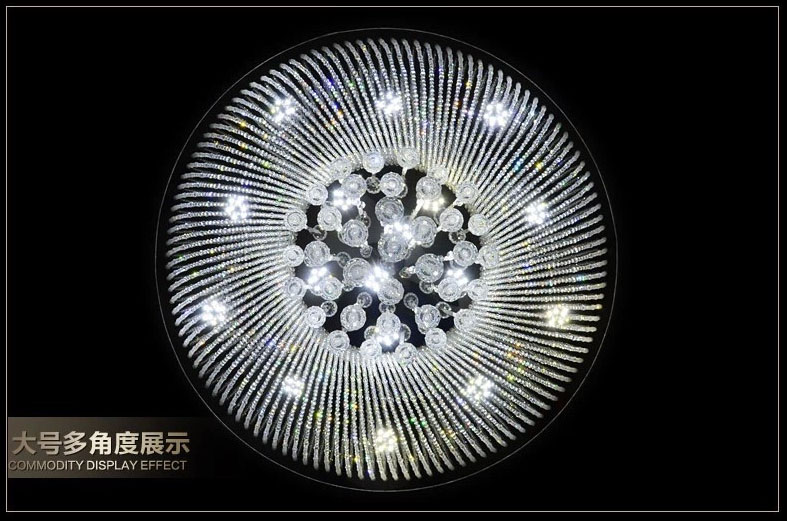top-class el lustre crystal led chandelier foyer lighting modern design living room lighting chandelier crystal lamps