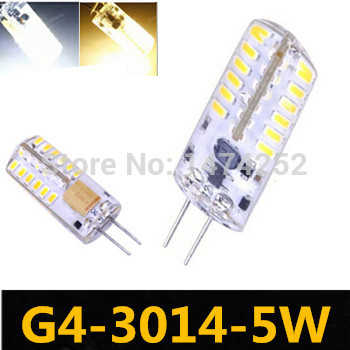 energy-saving led g4 3014 5w 48led12v dc sealant white / warm white zm00538/zm00539
