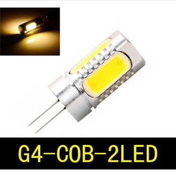 g4 2leds cob 3w home led corn bulb spotlight dc12v cabinet rv for boats landscaping light g4 chip cob zm00177