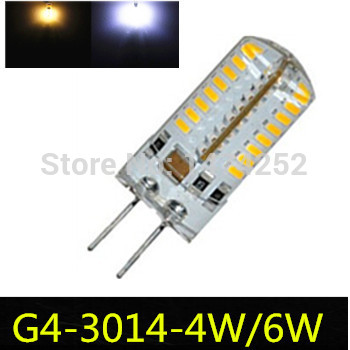 led bulb g4 3014 4w 6w led lamps 32led 64led white/warm white led lights crystal light zm00586
