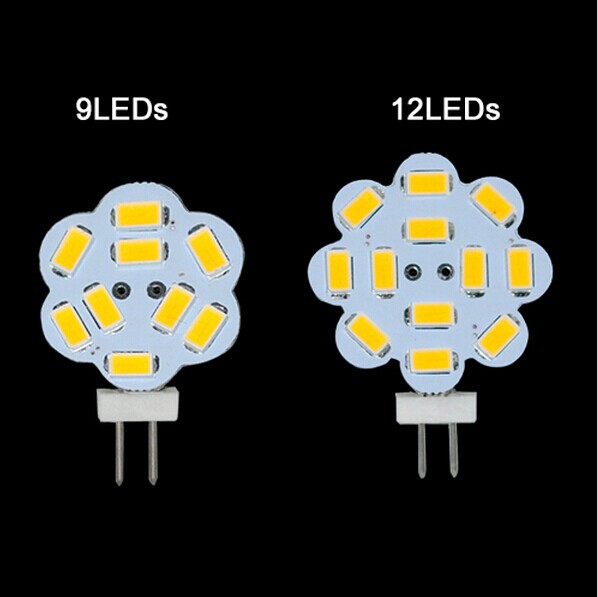 led lamp energy saving lights 12v 5730 smd g4 led crystal chandelier lamp 5w 12leds, lighting zm00023