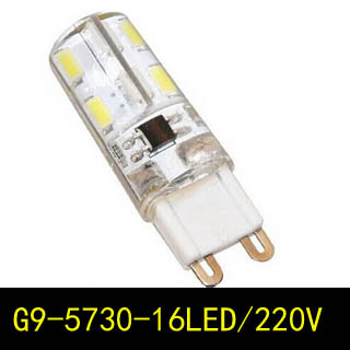 led lamp g9 led bulb 9w 220v smd5730 16leds crystal light bead mini fashion ceramic body warm white white zm00007