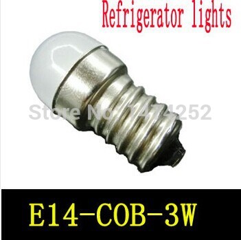 new product e14 cob 3w refrigerator led lighting mini bulb ac220vbright indoor lamp for fridge zer,1pcs/lot zm00295/zm00296